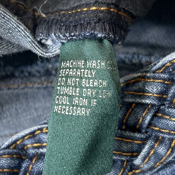 Ralph Lauren Lauren Jeans Co Braided Jeans Denim High Rise Women's 14 Western - Picture 6 of 8